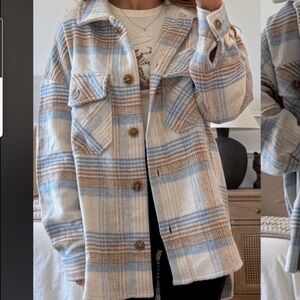 Womens plaid Shacket